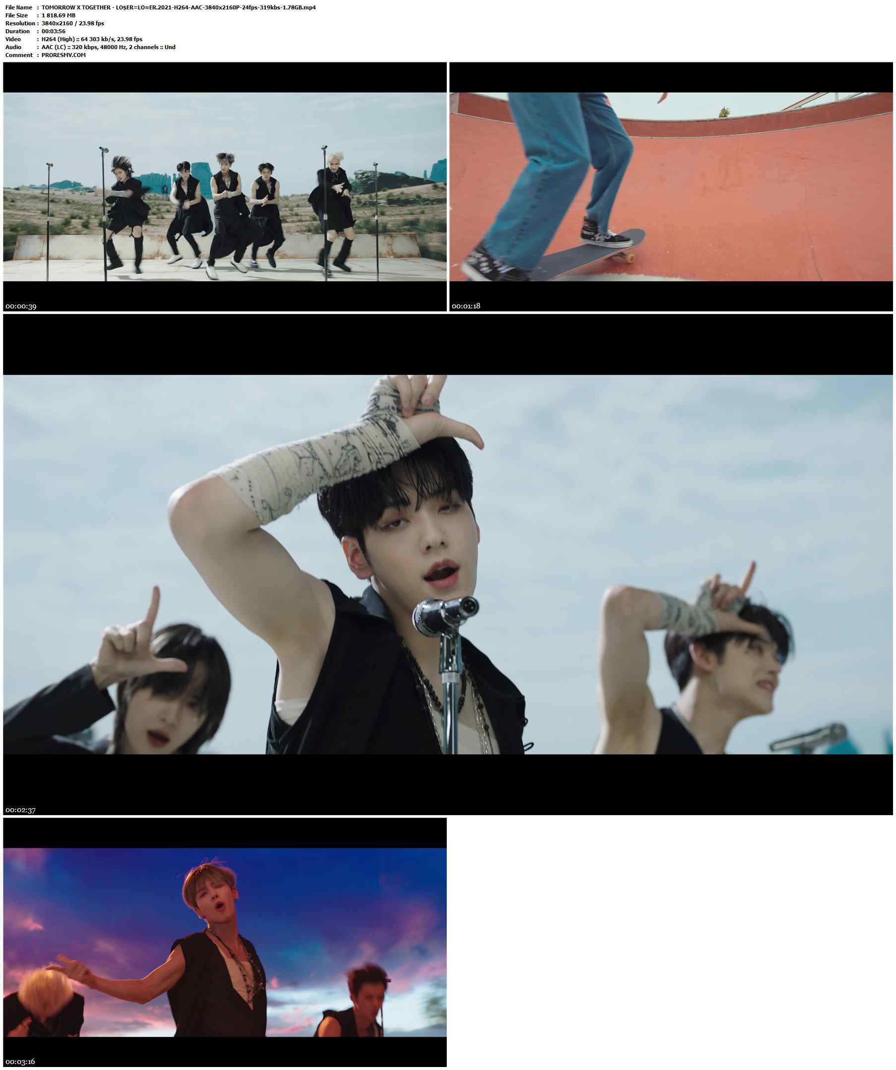 TOMORROW X TOGETHER - LO$ER=LO♡ER.2021-H264-AAC-3840x2160P-24fps-319kbs-1.78GB官方MV_高清MV